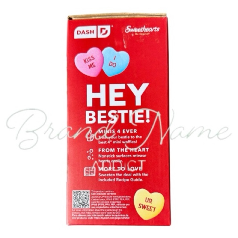 Dash Sweethearts Nonstick Mini Waffle Maker - Picture 2 of 2